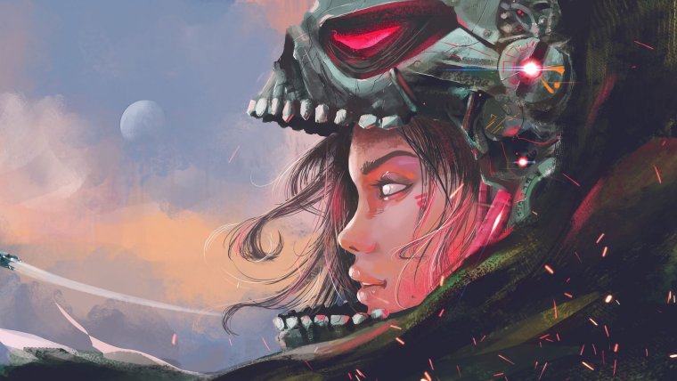 Обои арт девушки