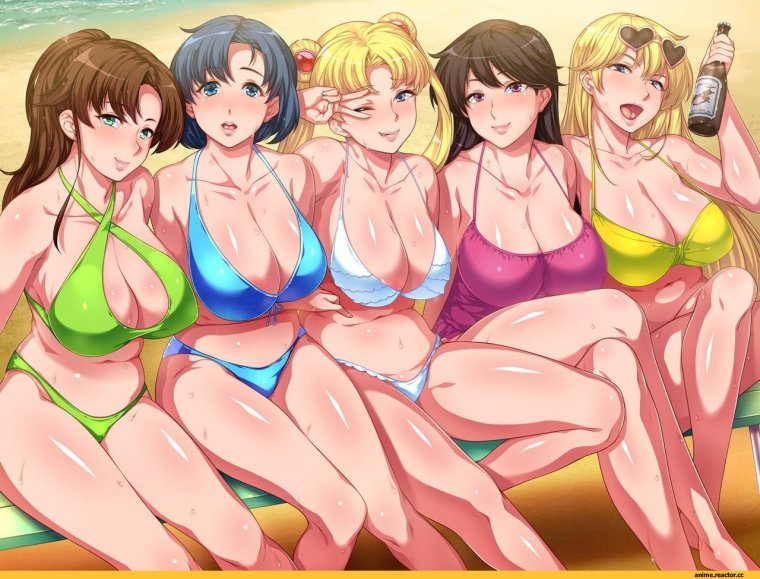 Sailor Fuku Bijin Tsuma Senshi Aheahe Moon Манга