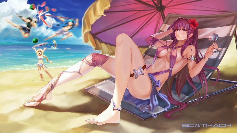 Fate Grand order Scathach этти