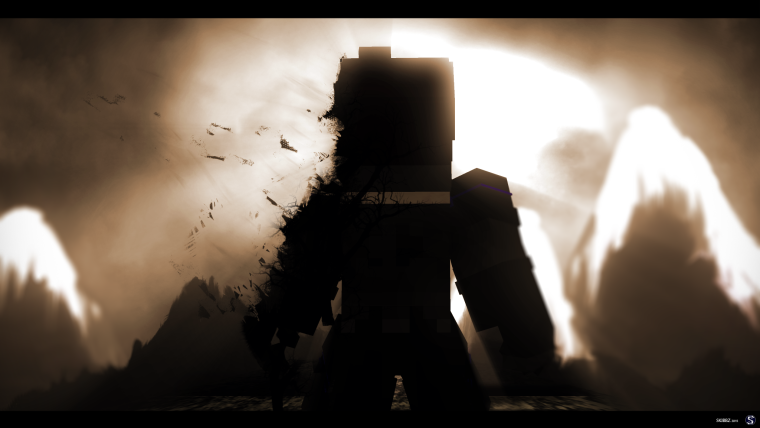 Арт майнкрафт 2048x1152