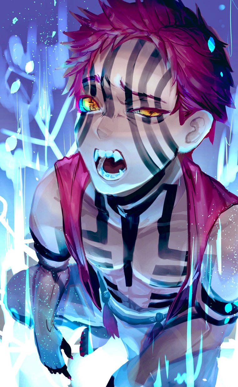 Аниме клинок рассекающий демонов Аказа