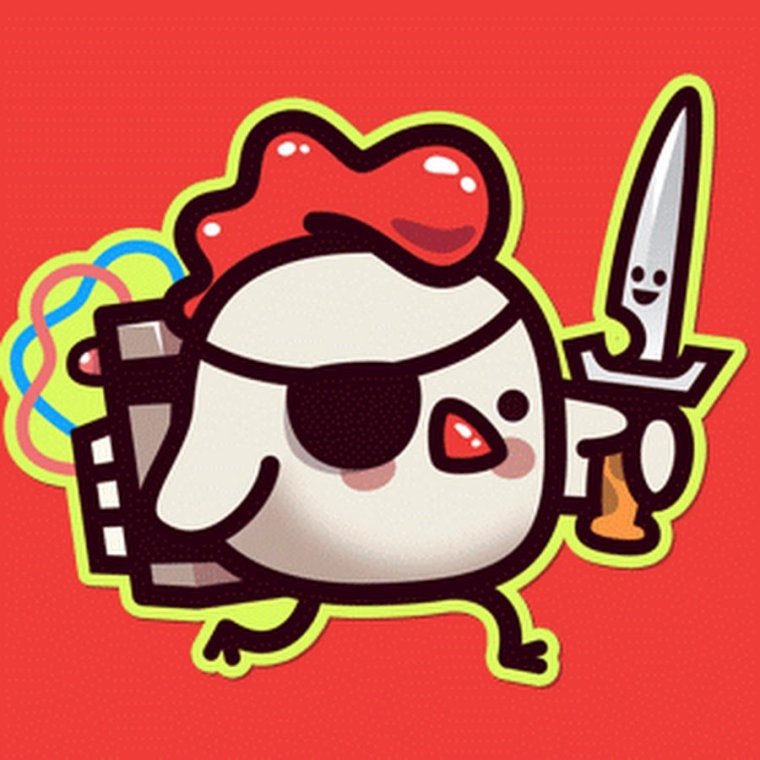 Курочка стикер КС го