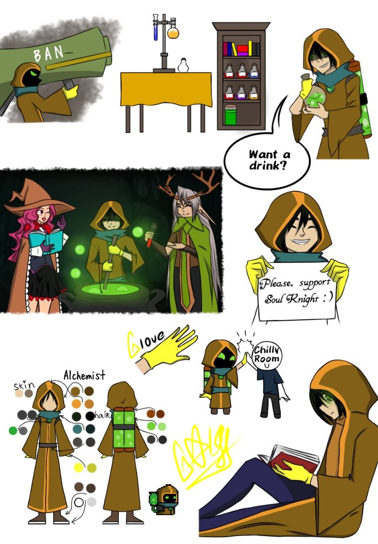 Маг из соул кнайт арт