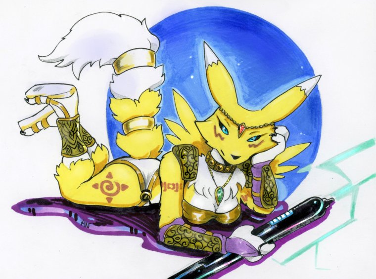 Renamon Tickle