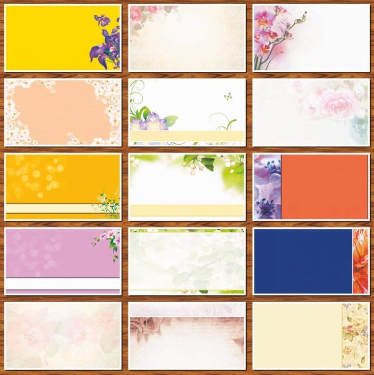 Макет визитки