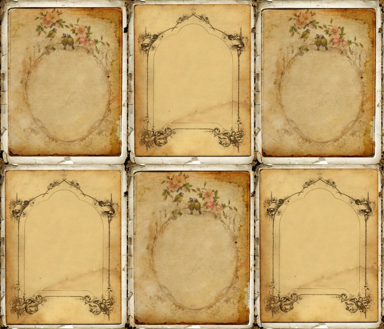 Этикетки в винтажном стиле