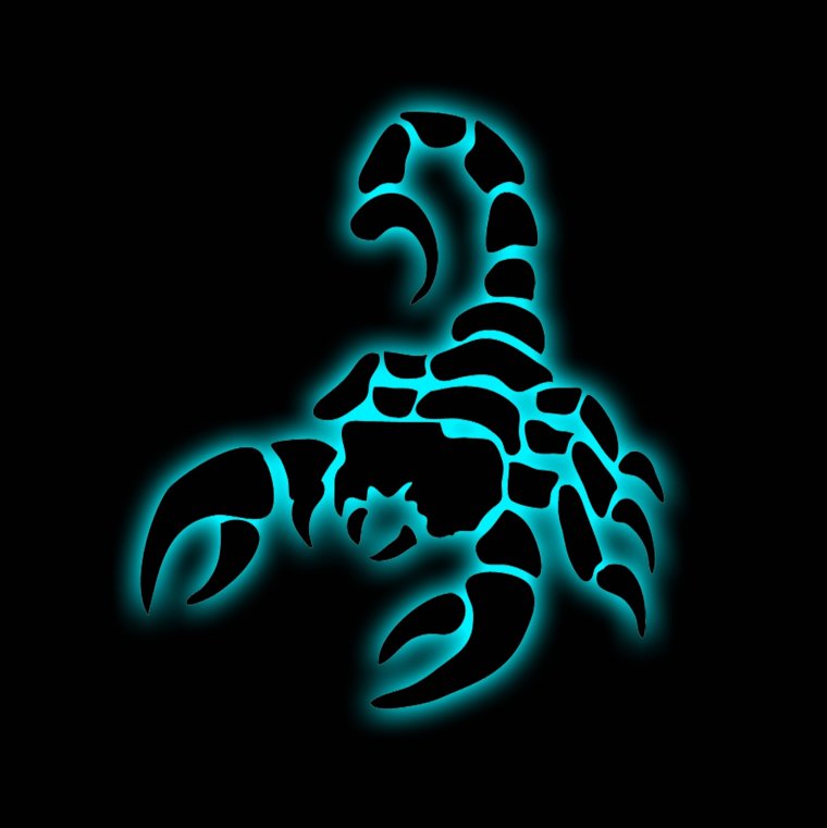 Скорпион на аву