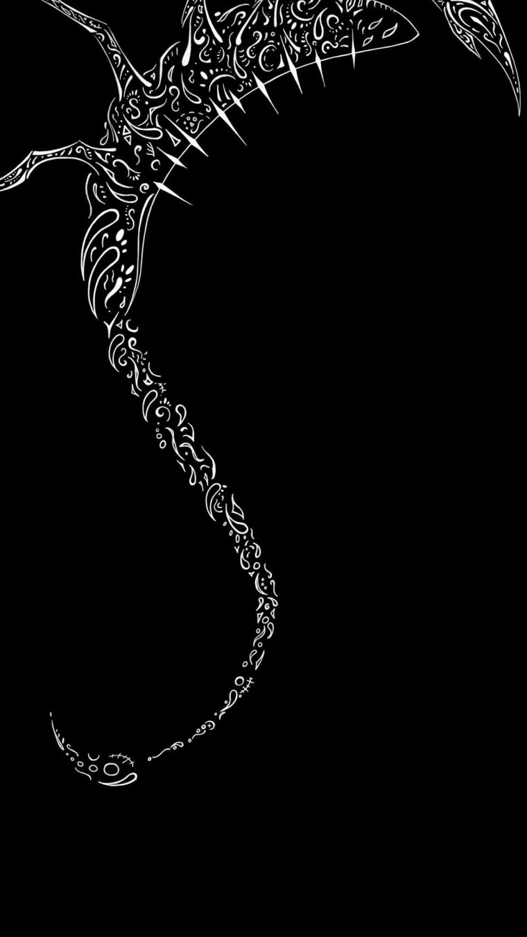 Обои на телефон Скорпион