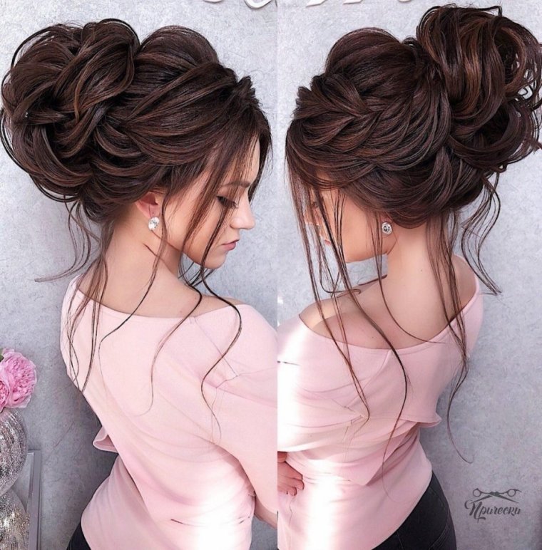 Пучок с прядями