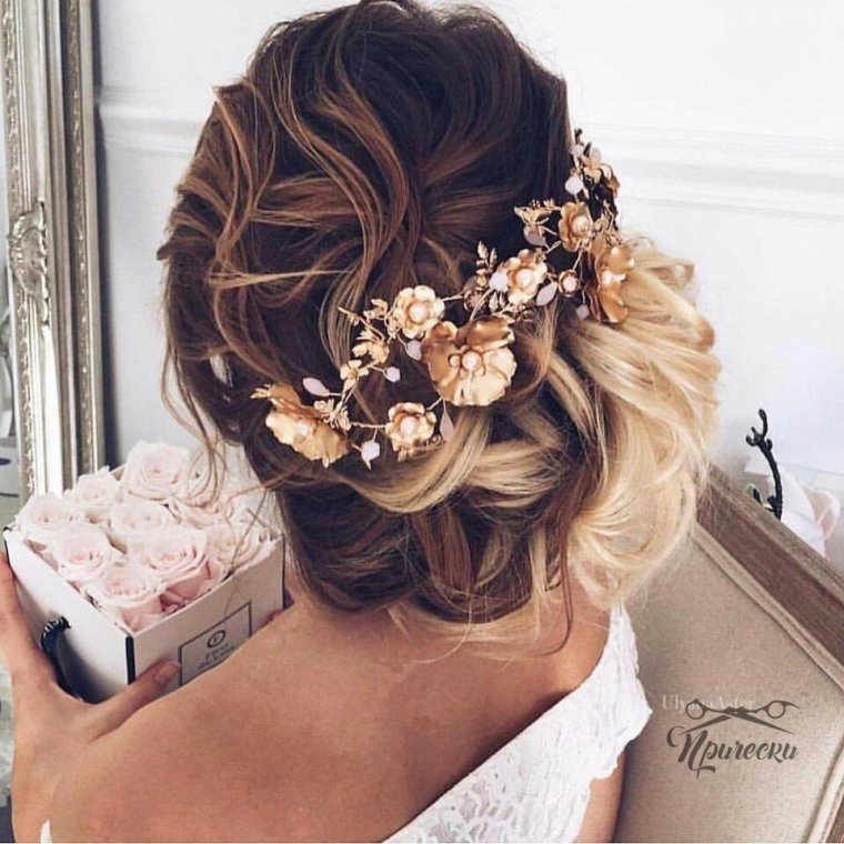 Романтический стиль прически