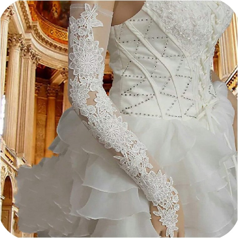 Перчатки к свадебному платью