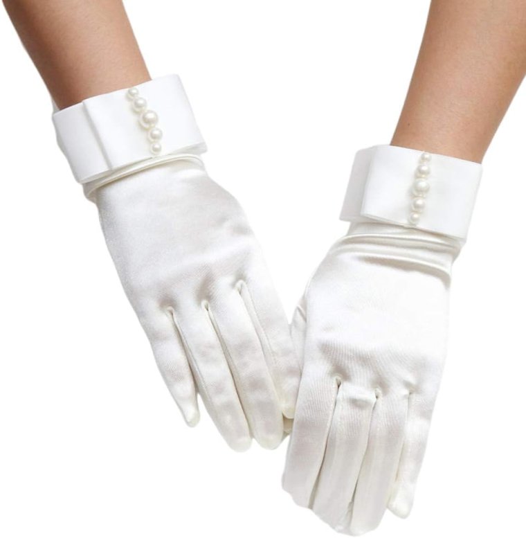 Перчатки Свадебные короткие