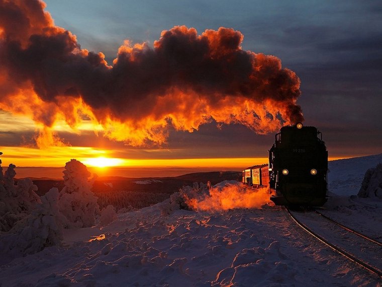Поезд на рассвете