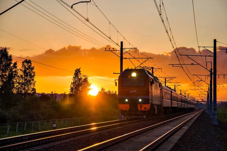 Поезд в пути