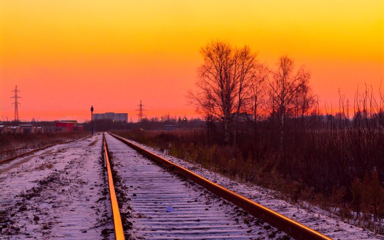 Дорога рельсы