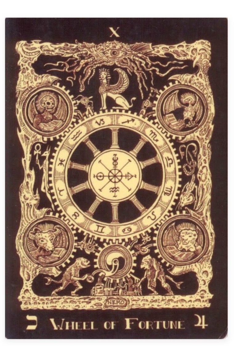 Колесо фортуны гравюра