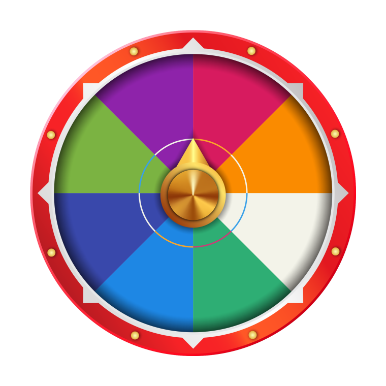 Цветное колесо фортуны