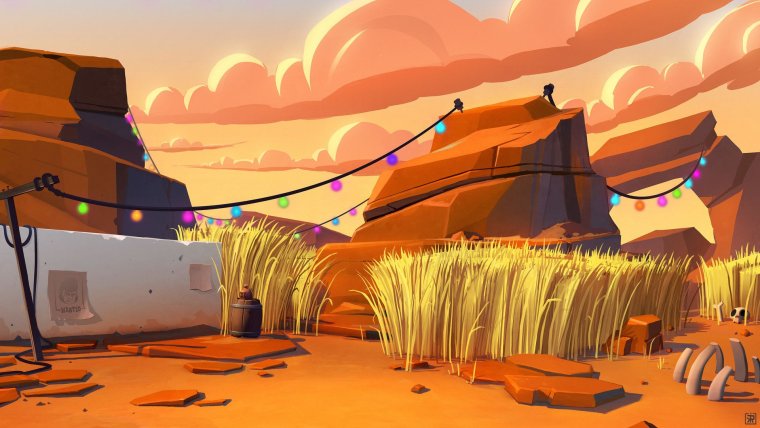 Фон пустыня Браво старс