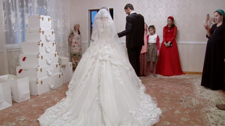 Свадебные платья невесты в Чечне