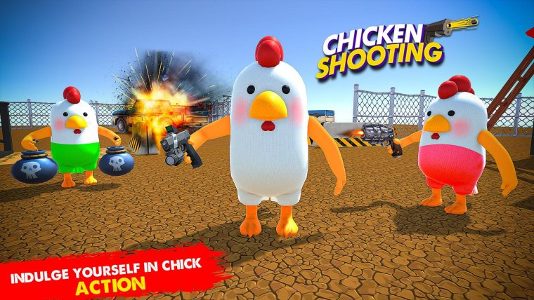 Chicken shooting Winter