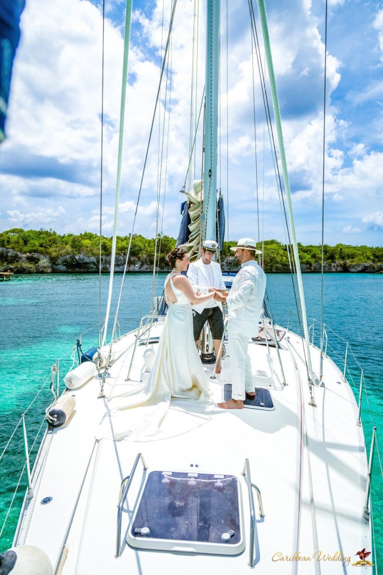 Красивая свадьба на яхте