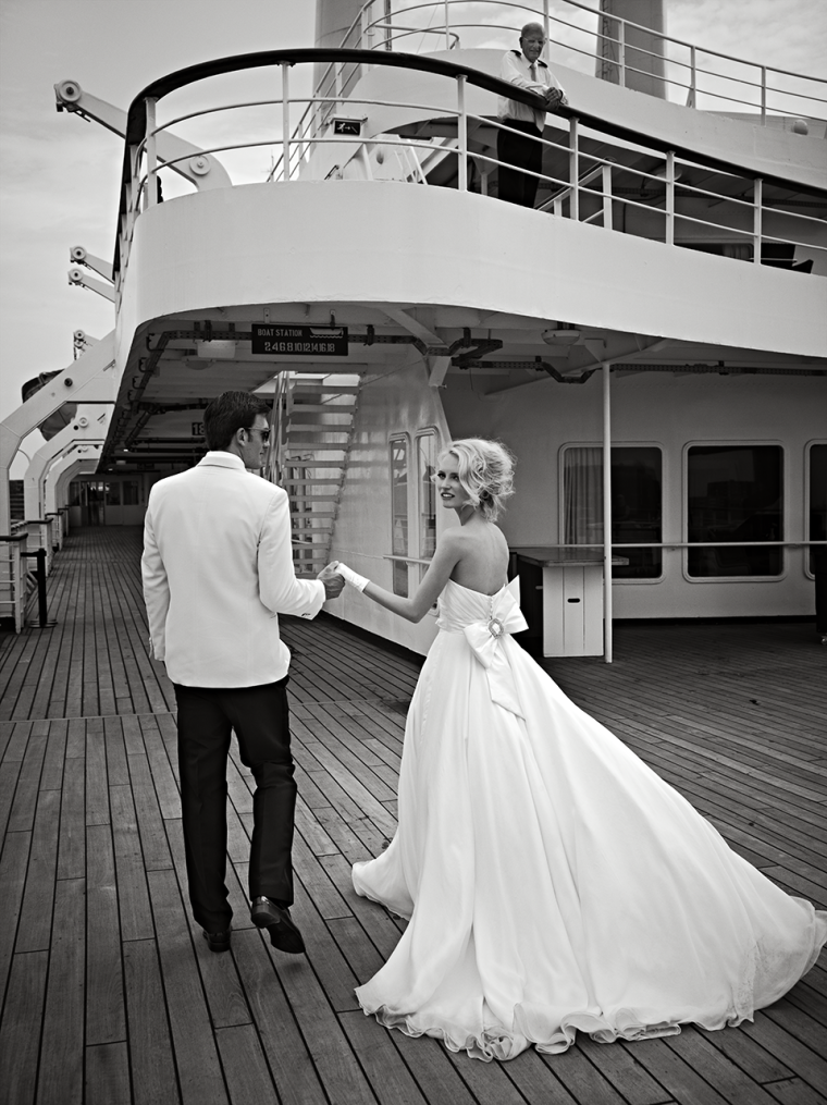 Свадебное платье для яхты
