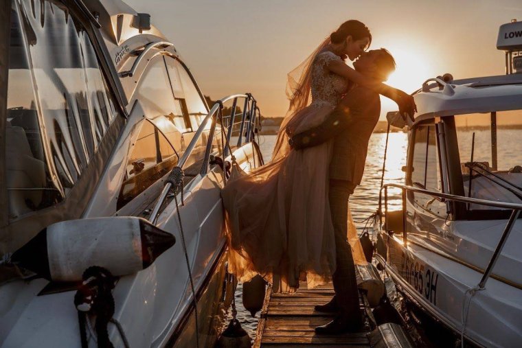 Свадьба на яхте в Москве