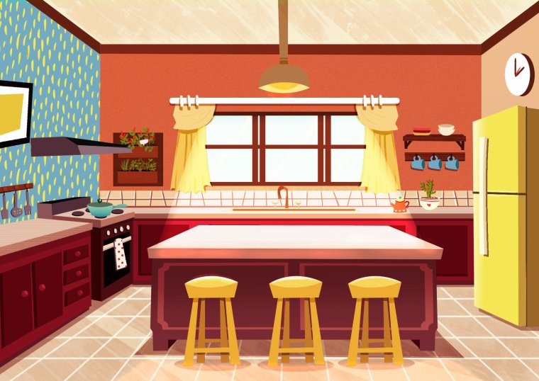 Кухня из мультика