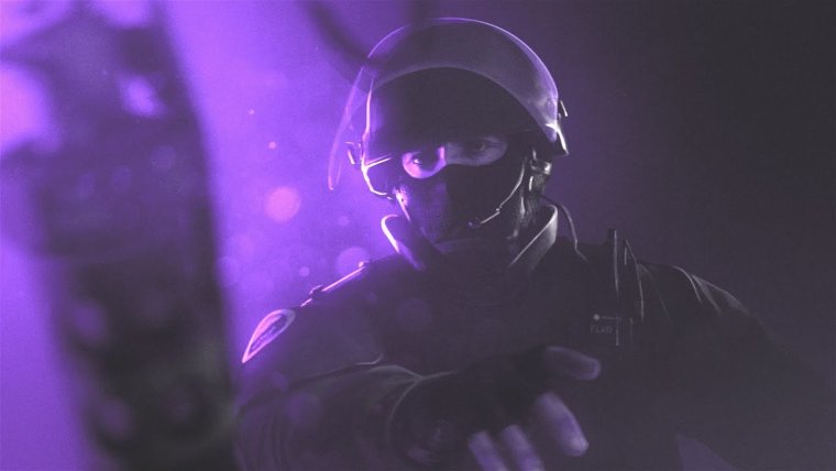 КС го в фиолетовом стиле