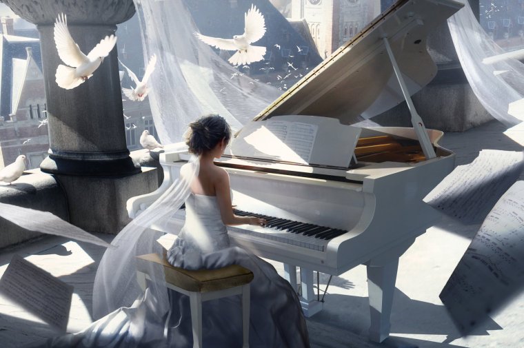 Красивый рояль