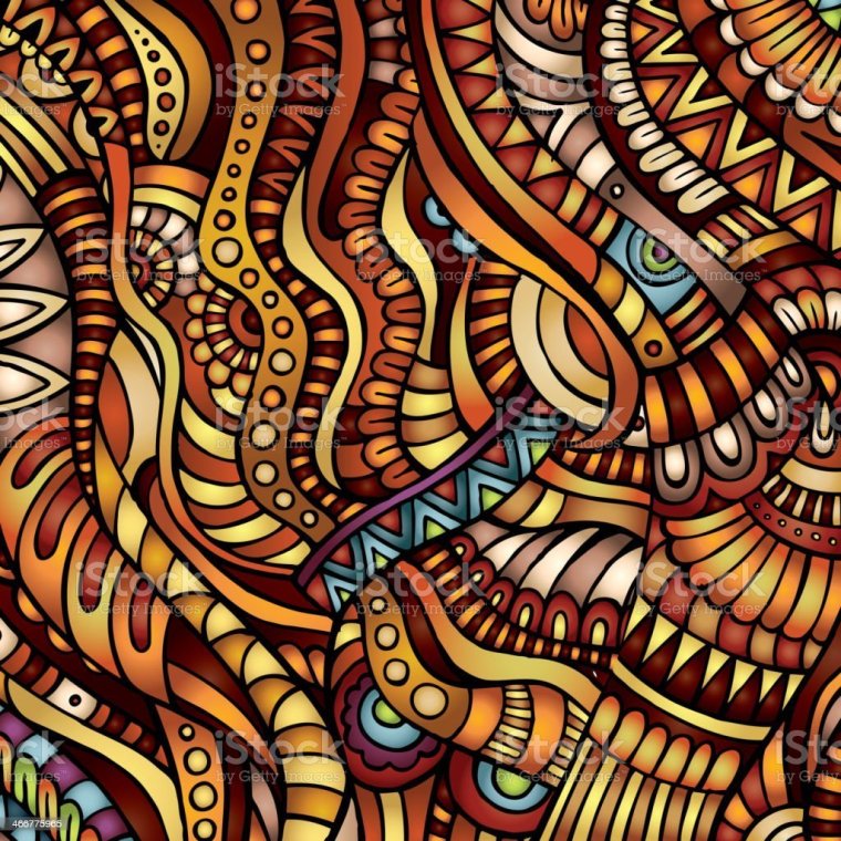 Этно стиль в графическом дизайне