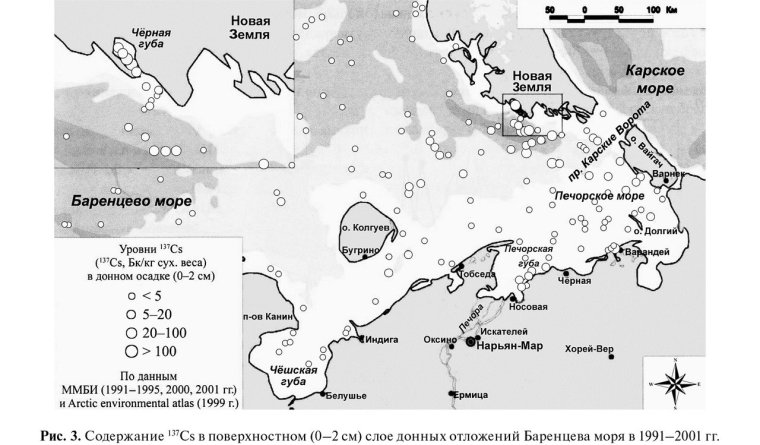 Радиоактивное загрязнение Баренцева моря