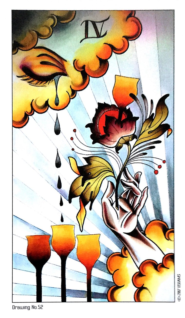 Eight Coins Tattoo Tarot