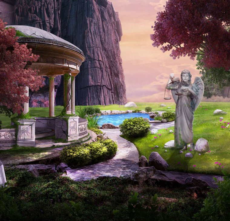 Клуб романтики секрет небес фон