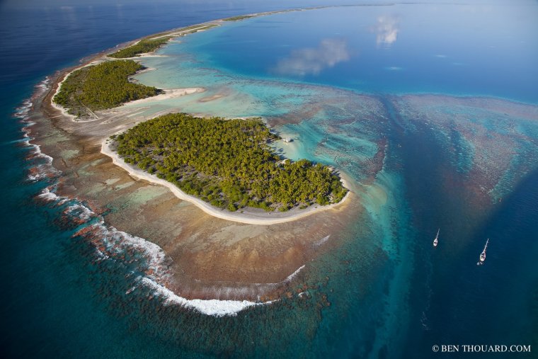 Остров Беллинсгаузена в архипелаге Туамоту