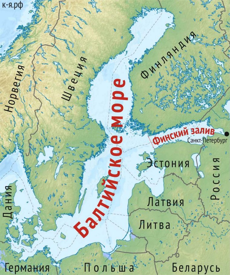 Полуостров в балтийском море