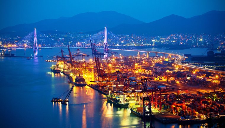 Порты Южной Кореи Пусан