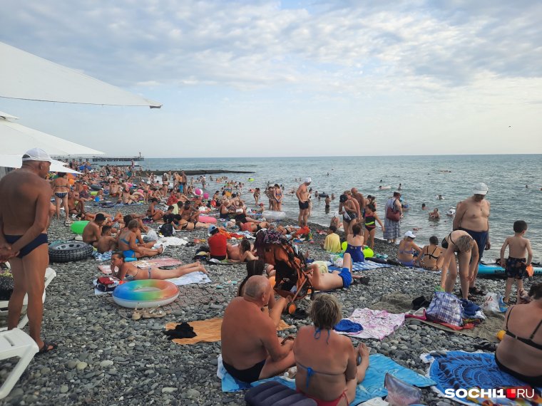 Люди на российских пляжах