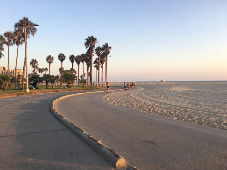 Дороги Лос Анджелеса Санта Моника