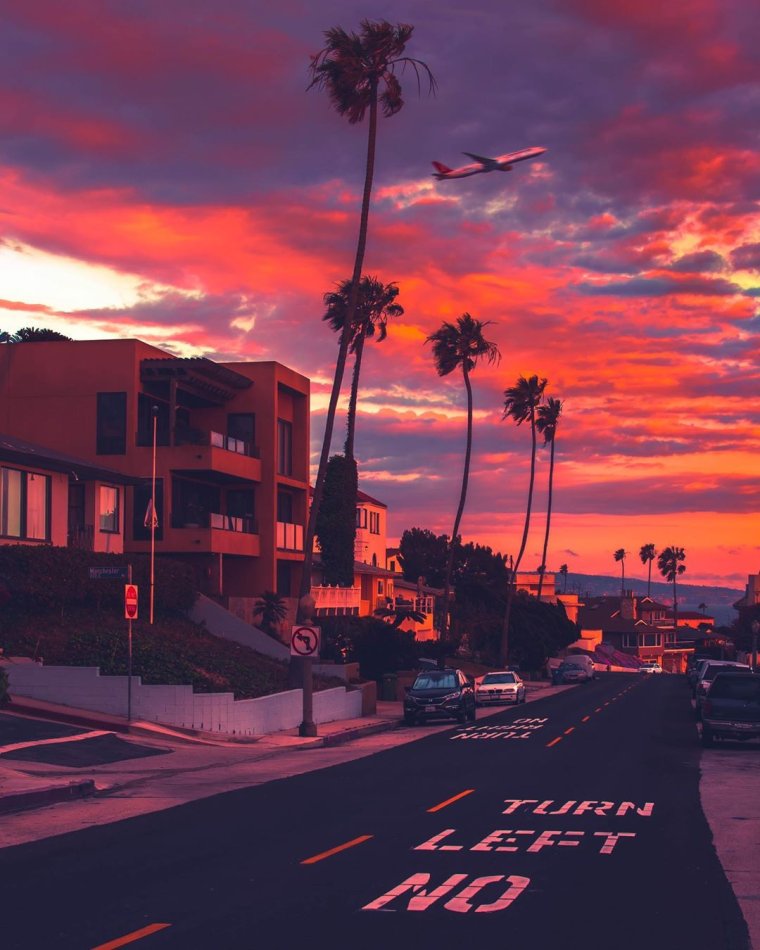 Лос Анджелес закат