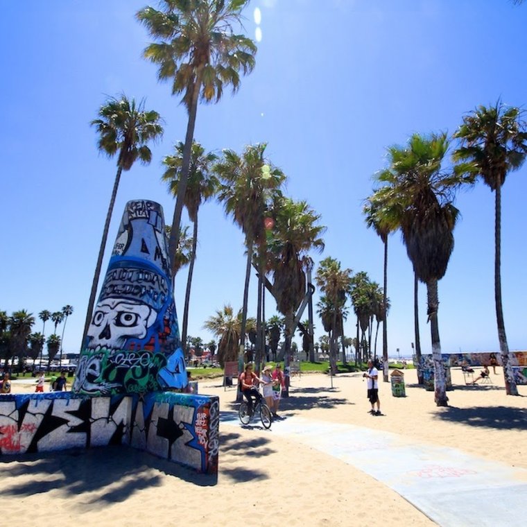 Калифорния пляж Венис Бич